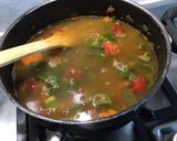 Une image de l'étape 16 de Soupe mixée poivrons, carottes et tomates au bouillon de crevettes.