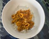 Foto langkah ke 5 dari resep Cumi saos padang.