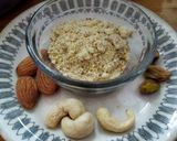 A picture of step 1 of Rose flavour Tilgul Modak.