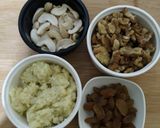 A picture of step 2 of Walnuts Chandrakala Gujiya.