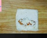 A picture of step 7 of Chicken tikka bread roll.