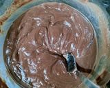 A picture of step 2 of Christmas tree chocolate cake (No bake).