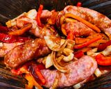 A picture of step 3 of Crockpot Bbq ~ Beer 🍺 Bratwurst 🌭.
