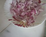 A picture of step 2 of Mom's bhindhi recipe.