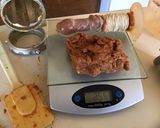 A picture of step 1 of California Farm Made Salami Sausage.