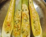 A picture of step 2 of Corn husks dhokla.