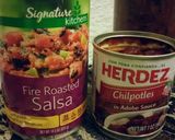 A picture of step 1 of Chilaquiles.