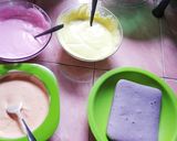 Foto langkah ke 6 dari resep Rainbow Cake (Kukus) Mudah Takaran Sendok.