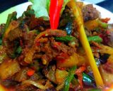 Foto langkah ke 8 dari resep Sambel goreng ati & sayur.