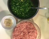 A picture of step 2 of Chive Dumplings.