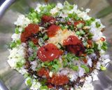 A picture of step 4 of Cabbage Manchurian Dry.