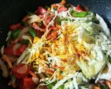 A picture of step 3 of Chicken Thukpa- Nepali style.