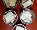 Foto langkah ke 3 dari resep Puding Roti Tawar Kukus.