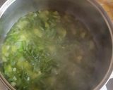 Zöldbabos szójakocka pörkölt recept fázis 3 fotója