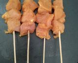 Foto langkah ke 3 dari resep Sate Ayam Panggang Teflon.