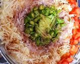 A picture of step 2 of Salad Raita.