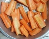 Foto langkah ke 1 dari resep Bolu wortel kukus.