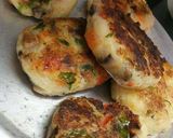 A picture of step 4 of Mushroom Tikki.