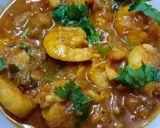A picture of step 11 of South Indian spicy prawn gravy.