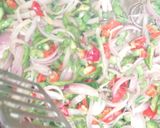 A picture of step 2 of Fried cous-cous.
