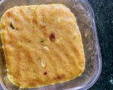 A picture of step 6 of Protein rich Yellow split Moong daal(gram lentils) Burfi.