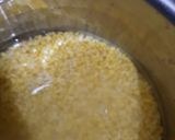 A picture of step 1 of Moongi ka Halwa 👌.