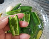 Foto langkah ke 2 dari resep Sambal Ijo Asli Padang-Level Pedas Sedang.