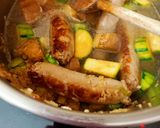 Une image de l'étape 5 de Saucisse avec riz et légumes a la nutricook.