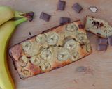 Omlós és puha banánkenyér csokidarabokkal🍌🍫 recept fázis 4 fotója