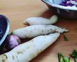 A picture of step 9 of Sambar vada.