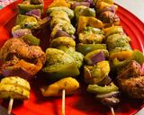 A picture of step 4 of Haara bharaa tandoori kabab.