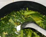 Hình bước làm 1 của món Canh cải ngọt nấu tép khô