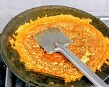 A picture of step 4 of Sweet Hing & Ajma Besan Pudla.