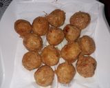 A picture of step 2 of Yamballs nd custard.