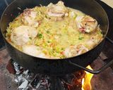 Foto del paso 2 de la receta: Arroz con pollo al disco!