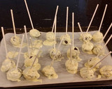 A picture of step 12 of Chocolate Fudge Cake Pops With White Choclate Coating.
