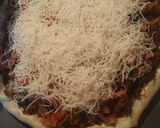A picture of step 12 of Barbecue Pizza, stuff crust.