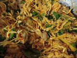 Nasi bakar ayam suwir kemangi