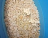 A picture of step 1 of Chana dal barfi(Vegan version).