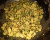A picture of step 4 of Puri Bhaji.