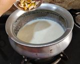 A picture of step 5 of Ground Rice Phirni.