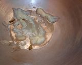 A picture of step 2 of Suji ka halwa.
