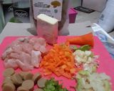 Foto langkah ke 1 dari resep Chicken Cream Soup.