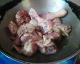 A picture of step 2 of Chicken Kosha 🍗.
