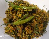 A picture of step 6 of Methi besani.