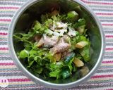A picture of step 1 of Guava dhaniya chutney.