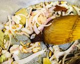 A picture of step 1 of Tempered rice bagare Chawal.