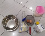 Foto langkah ke 1 dari resep Dorayaki coklat.