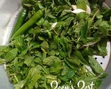 A picture of step 2 of Walnut Mint Chutney.