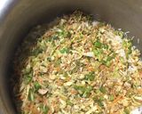 A picture of step 5 of Chicken fried Rice & chicken Manchurian.